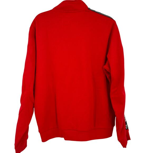 Guess Poleron Walt Logo Tape Mock Zip Up Fleece Jacket NWT Size Small - Picture 5 of 7